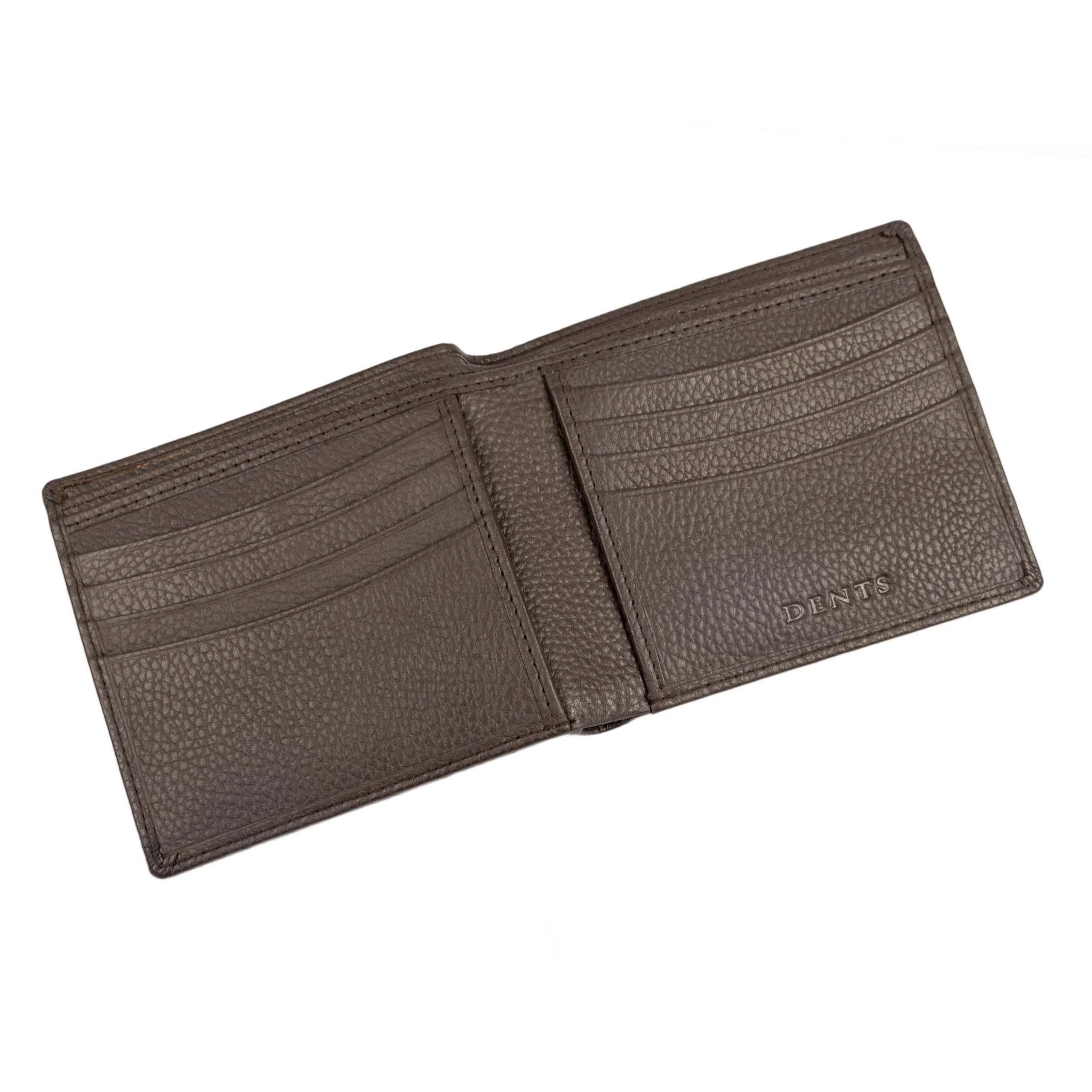 Men's Slim Pebble Grain Leather Bifold Wallet with RFID Blocking - Image 19