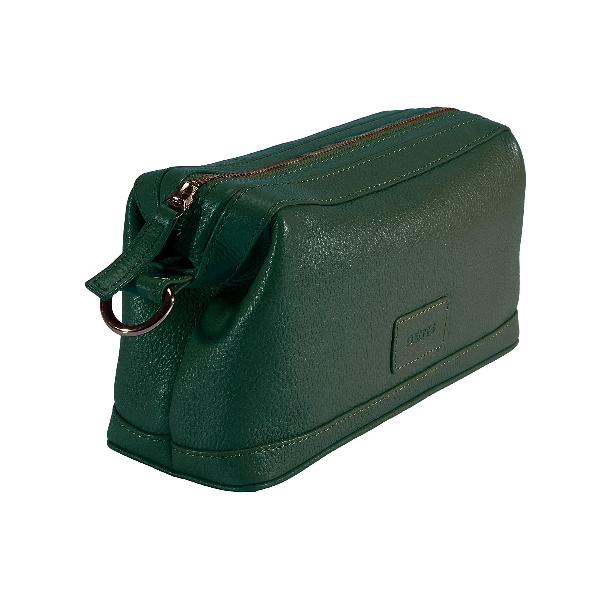 Pebble Grain Leather Wash Bag - Image 3