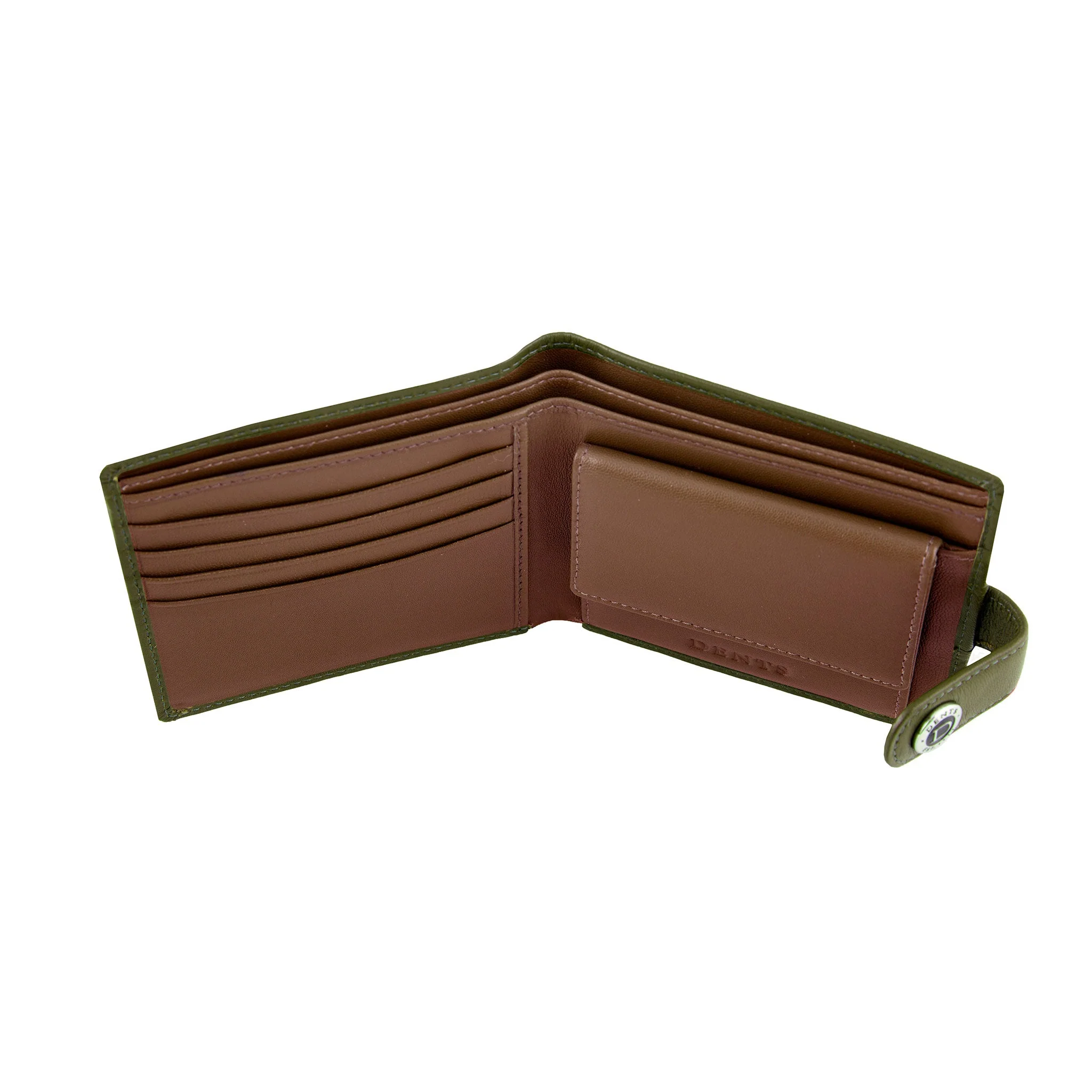 Men's Smooth Nappa Leather Bifold Wallet with RFID Blocking and Coin Purse - Image 3