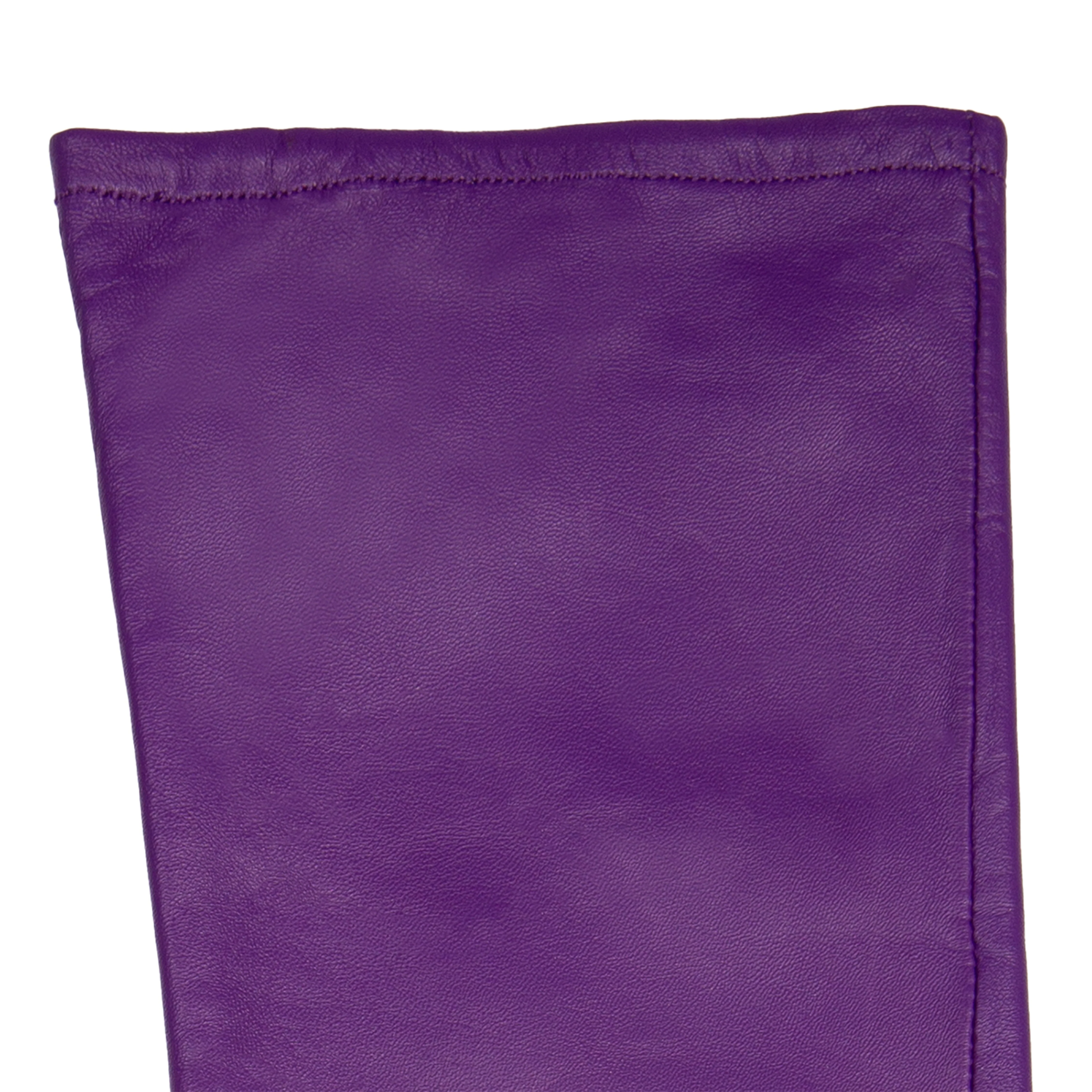 Women's Single-Point Long Above-Elbow Lined Leather Gloves - Image 32